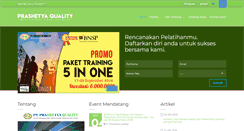 Desktop Screenshot of prashetyaquality.com